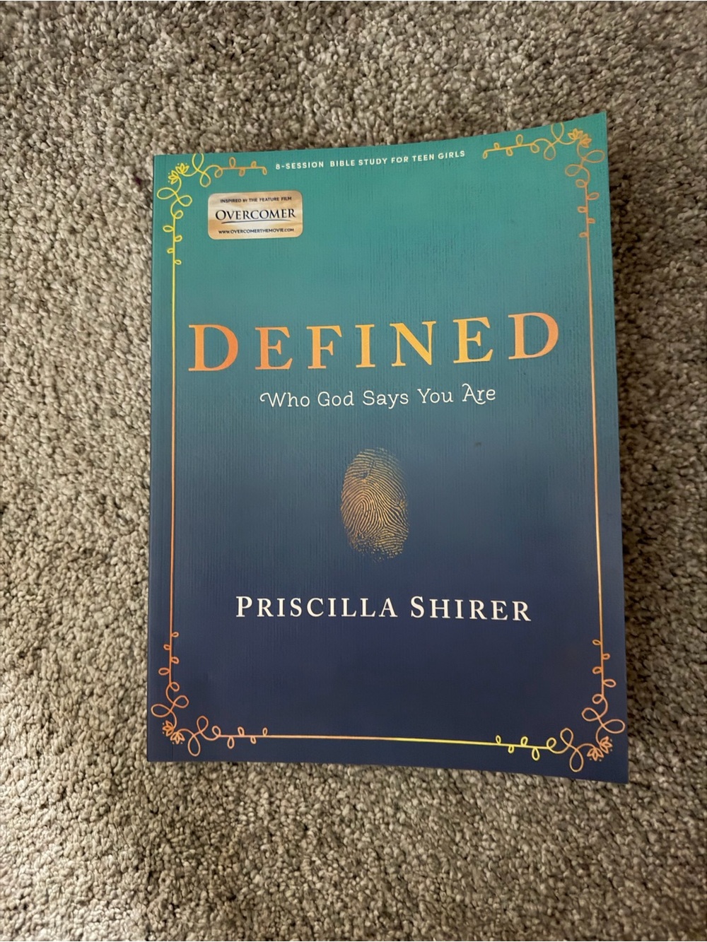 Defined Book - Teal and Gold